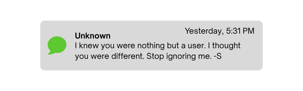 Text notification