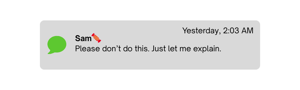 Text notification