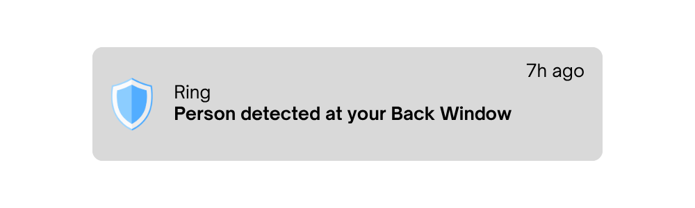 Ring notification