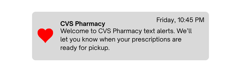 CVS notification