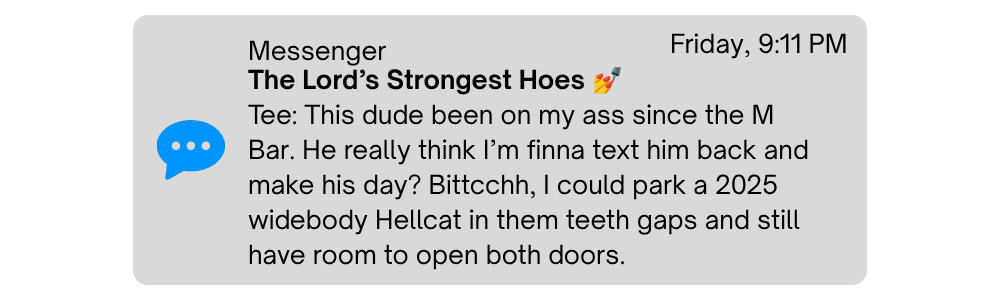 Messenger notification